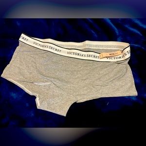 Grey NWT large tagless shortie panties